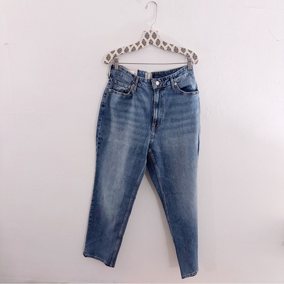 Everlane The Curvy Cheeky Jean Straight High Rise Cropped Denim NWT - Picture 2 of 8